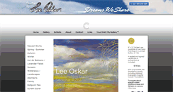 Desktop Screenshot of leeoskarpaintings.com